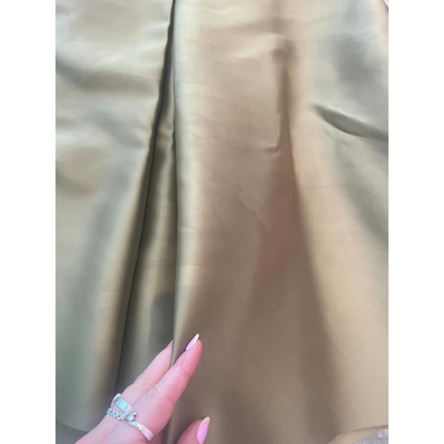 Solace London Olive Lexi Pleated Mini Dress