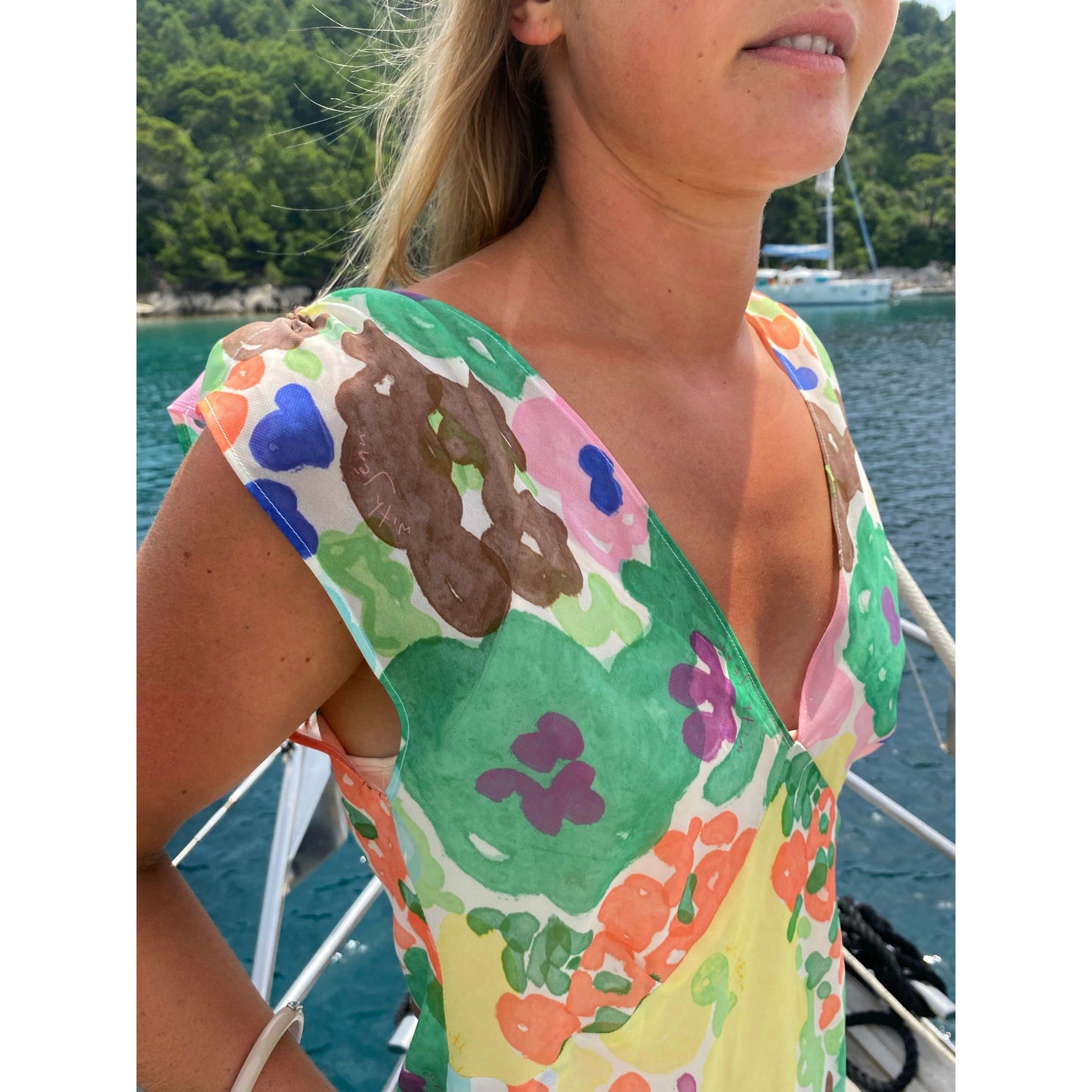 With Jean Lani Dress