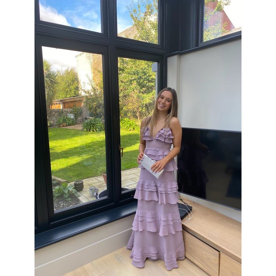 True Decedance Sophia Tiered Ruffle Maxi Dres