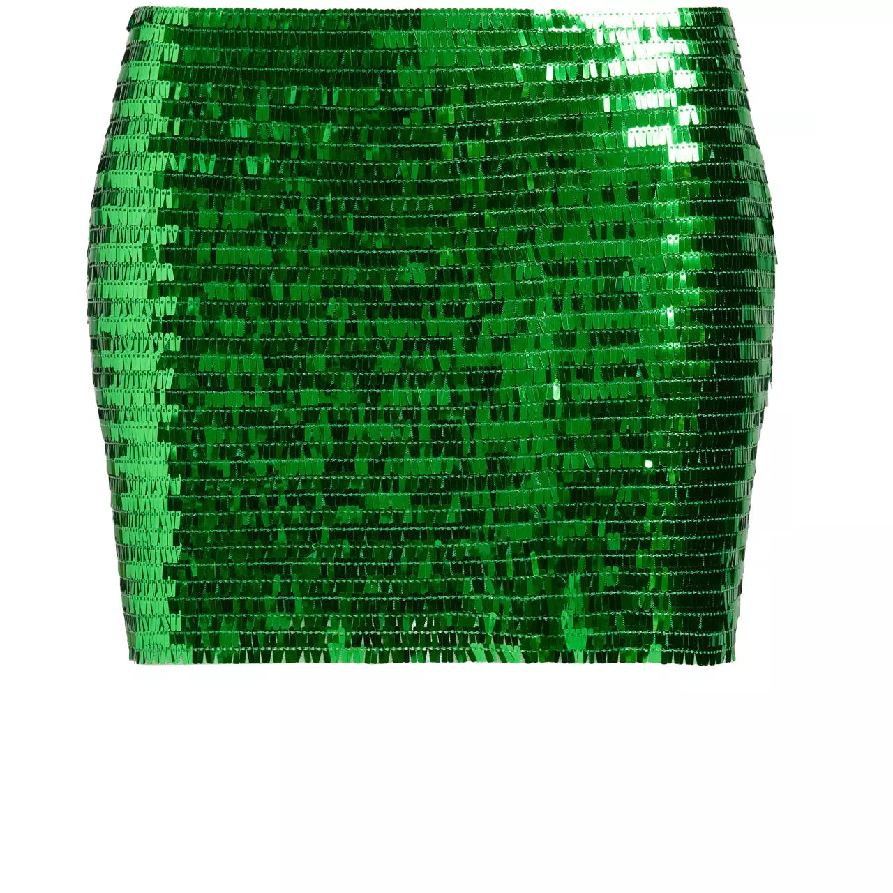 Lioness Crossroads Green Sequin Mini Skirt