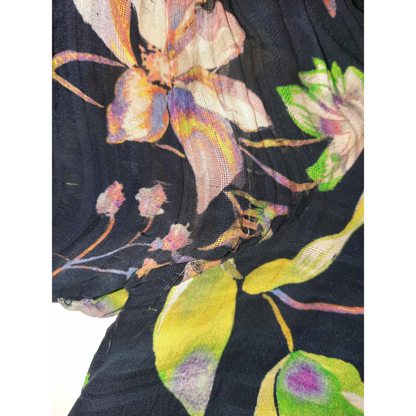 Tanya Taylor Navy Floral Midi