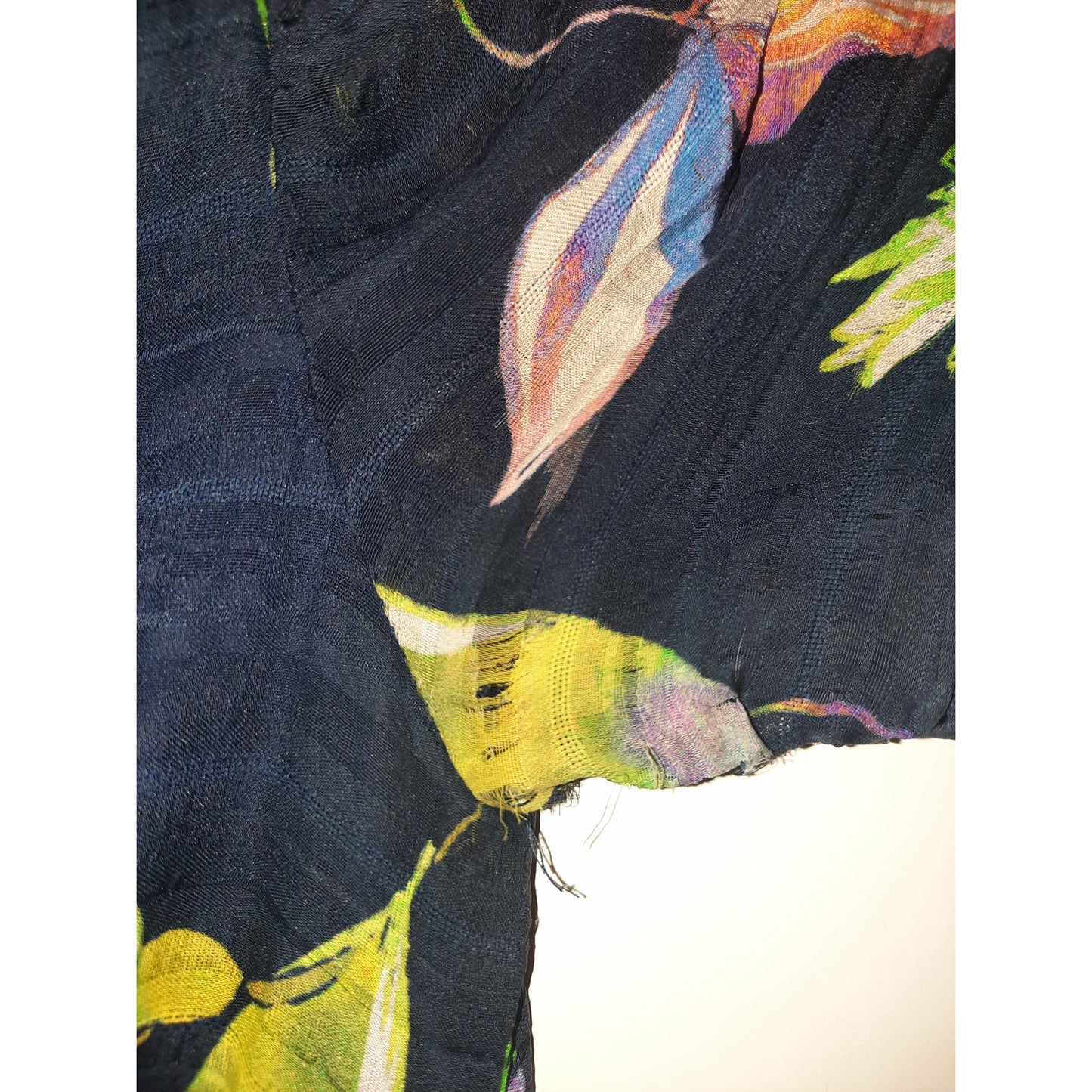 Tanya Taylor Navy Floral Midi