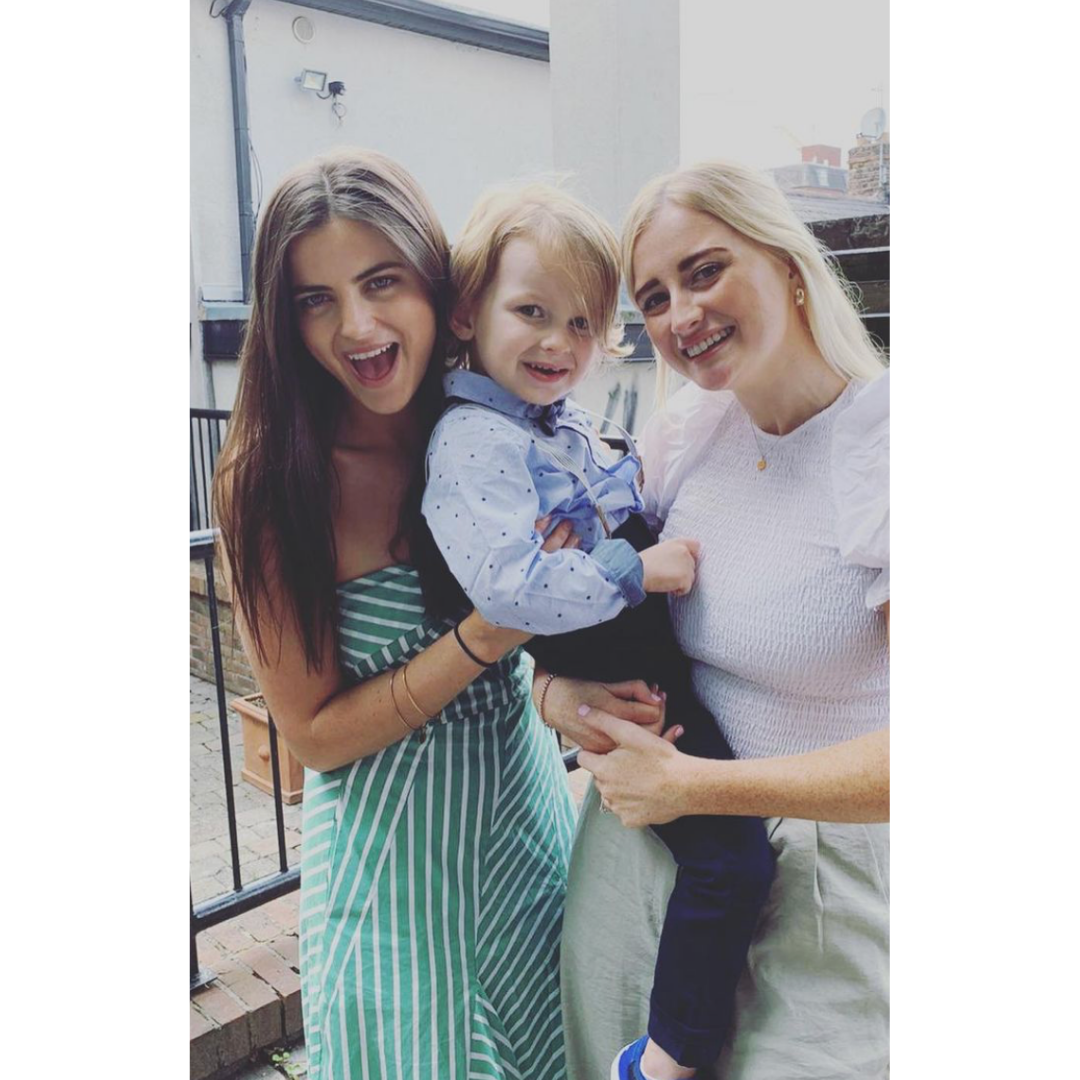 Tanya Taylor Green Stripe Dress