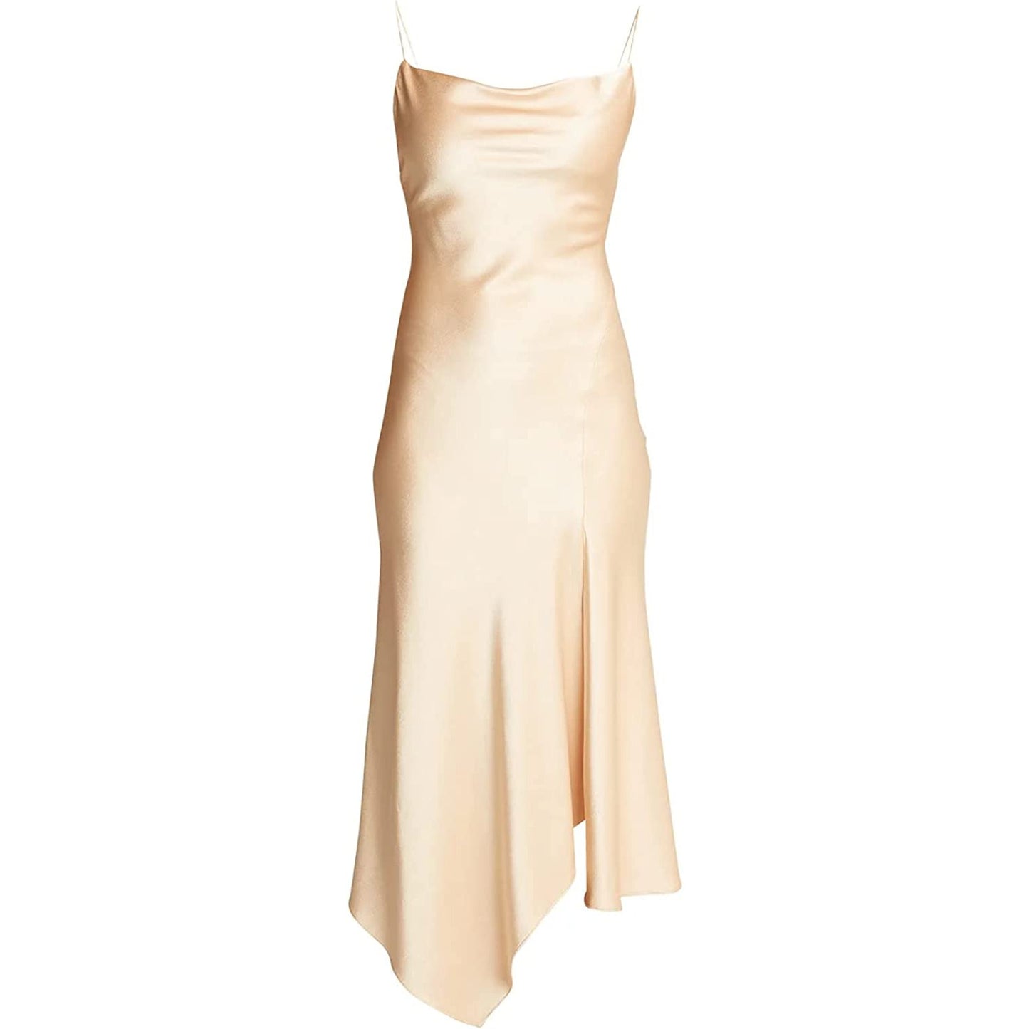 Alice + Olivia Harmony Drapey Slip midi dress