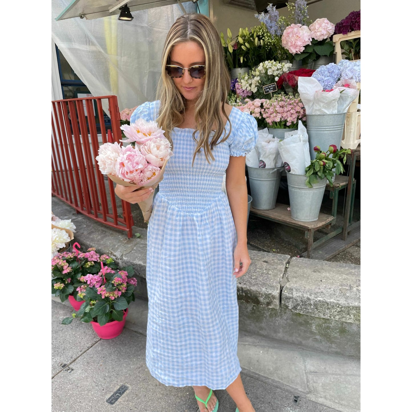 Sleeper Belle Gingham Dress