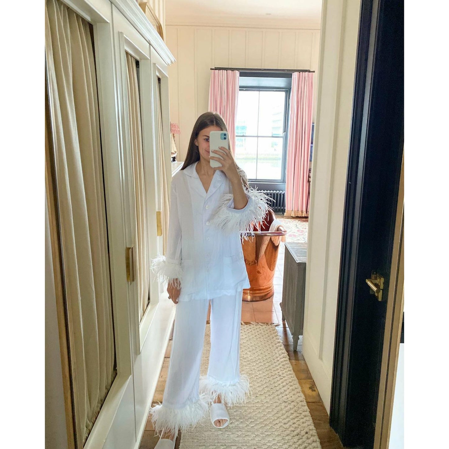 Sleeper White Feather PJ Set