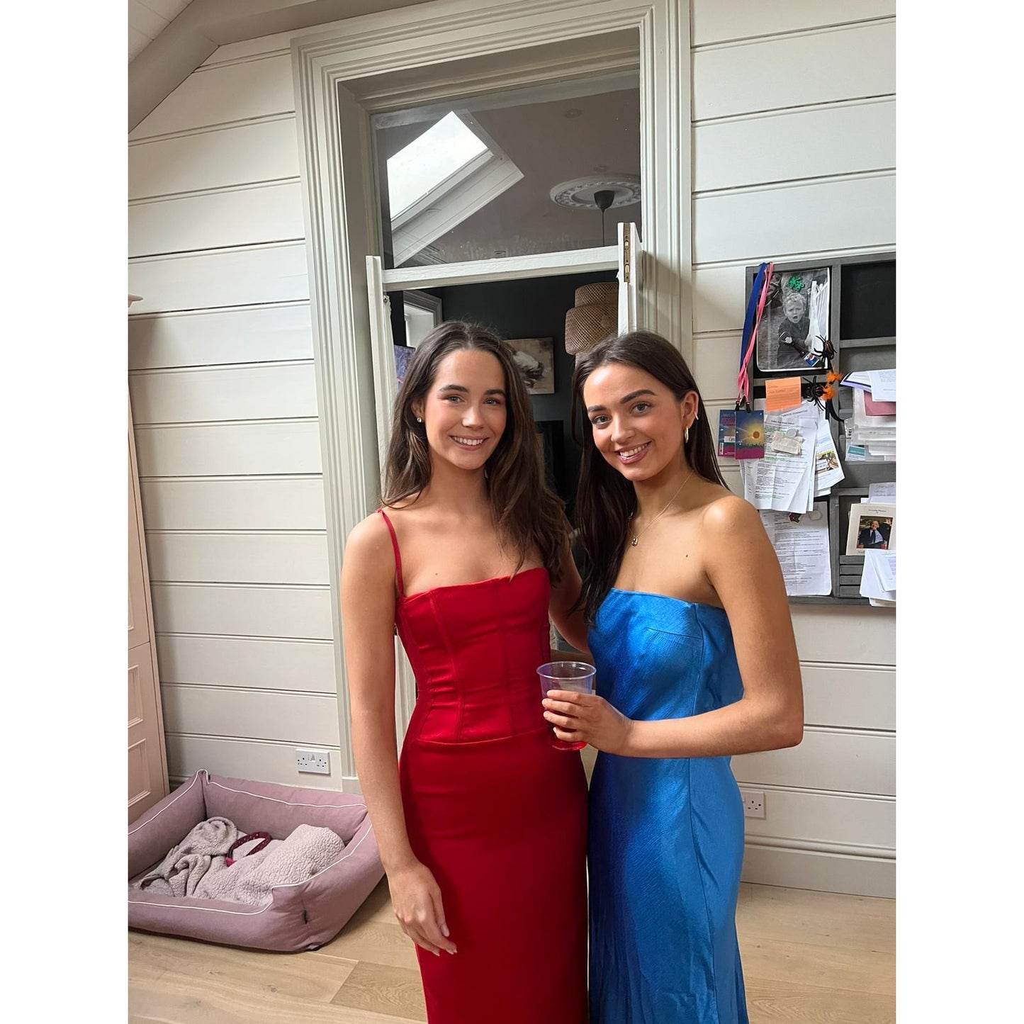 House of CB Shani Satin Corset Maxi Dress