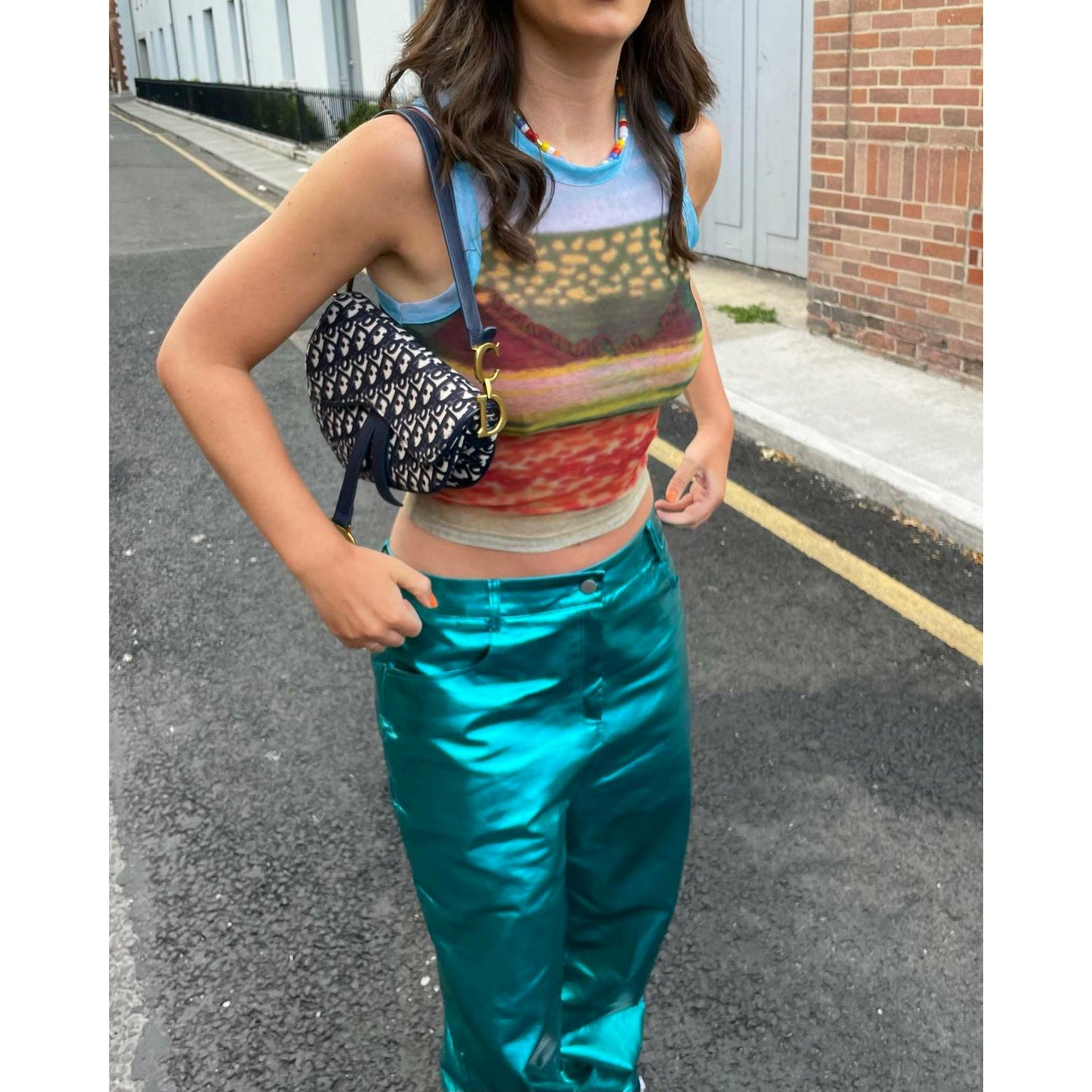 Amy Lynn Blue Lupe Pants