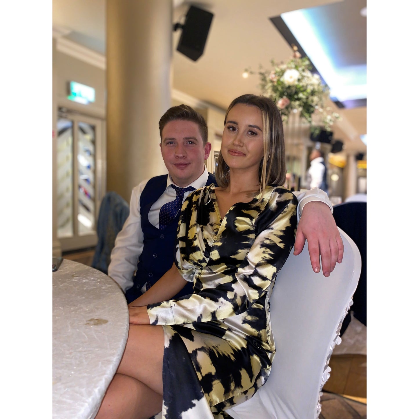 Ganni Silk Stretch Midi Dress