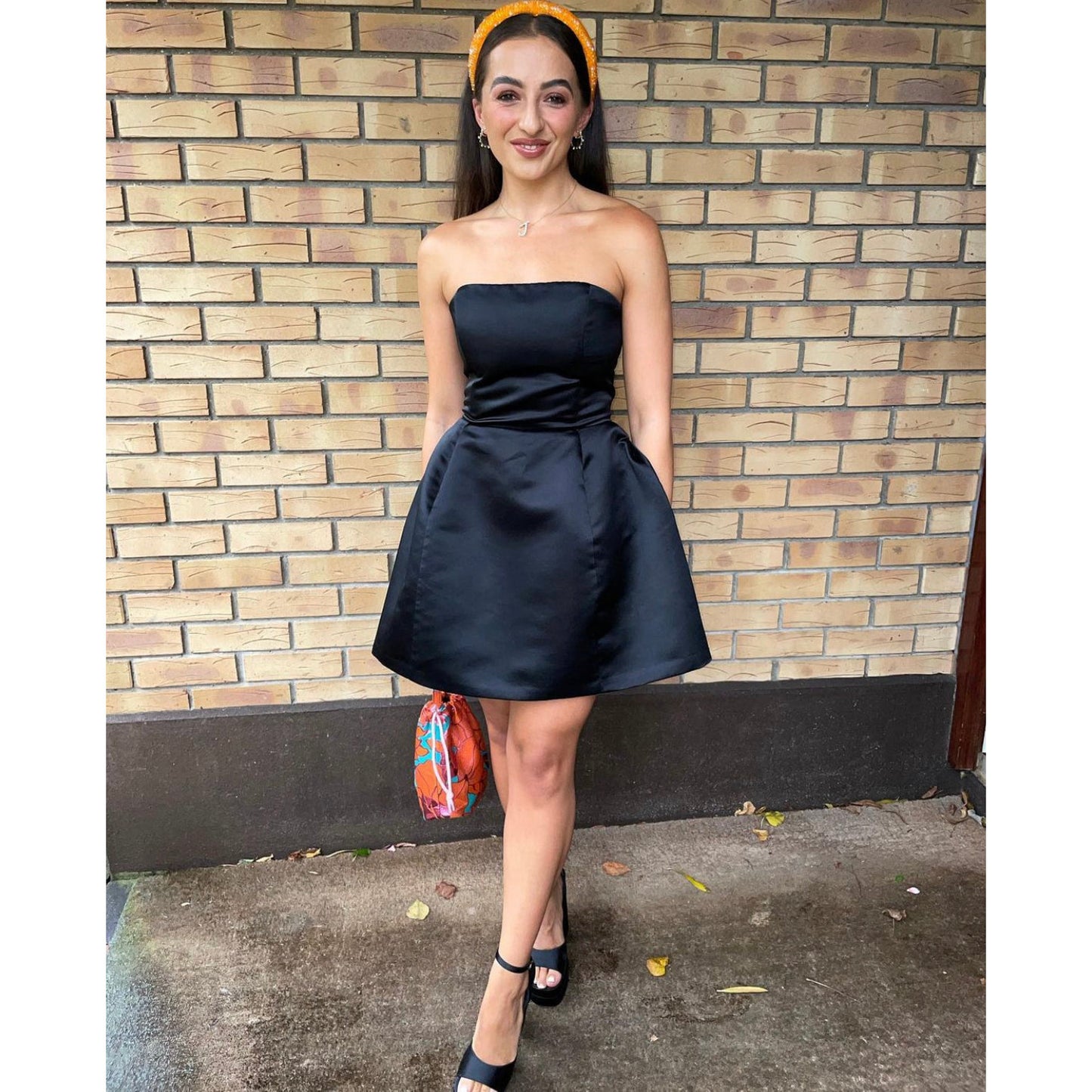 Miscreants Grace Black Mini Dress