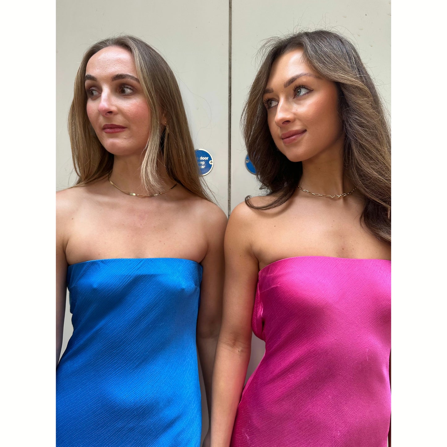 Bec & Bridge Moon Dance Strapless Dress Mid Blue