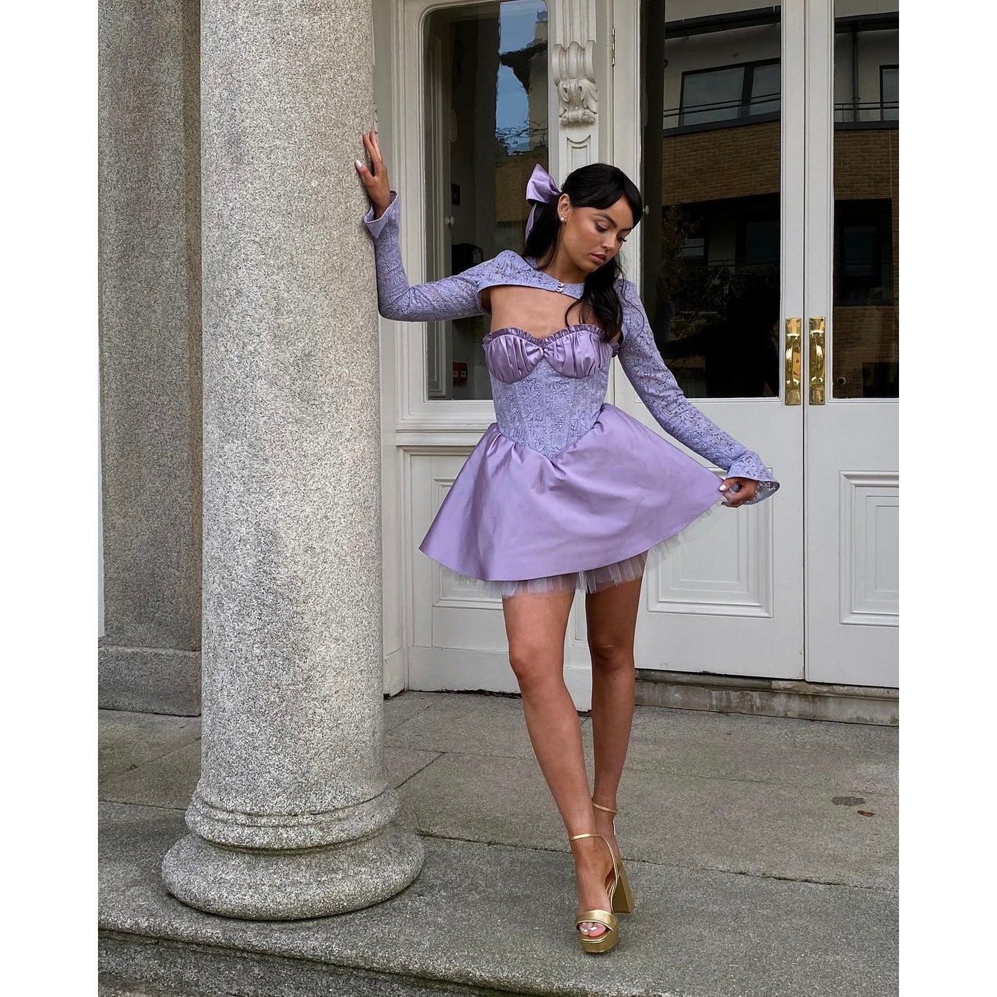 Aisling Kavanagh Design Purple Dress