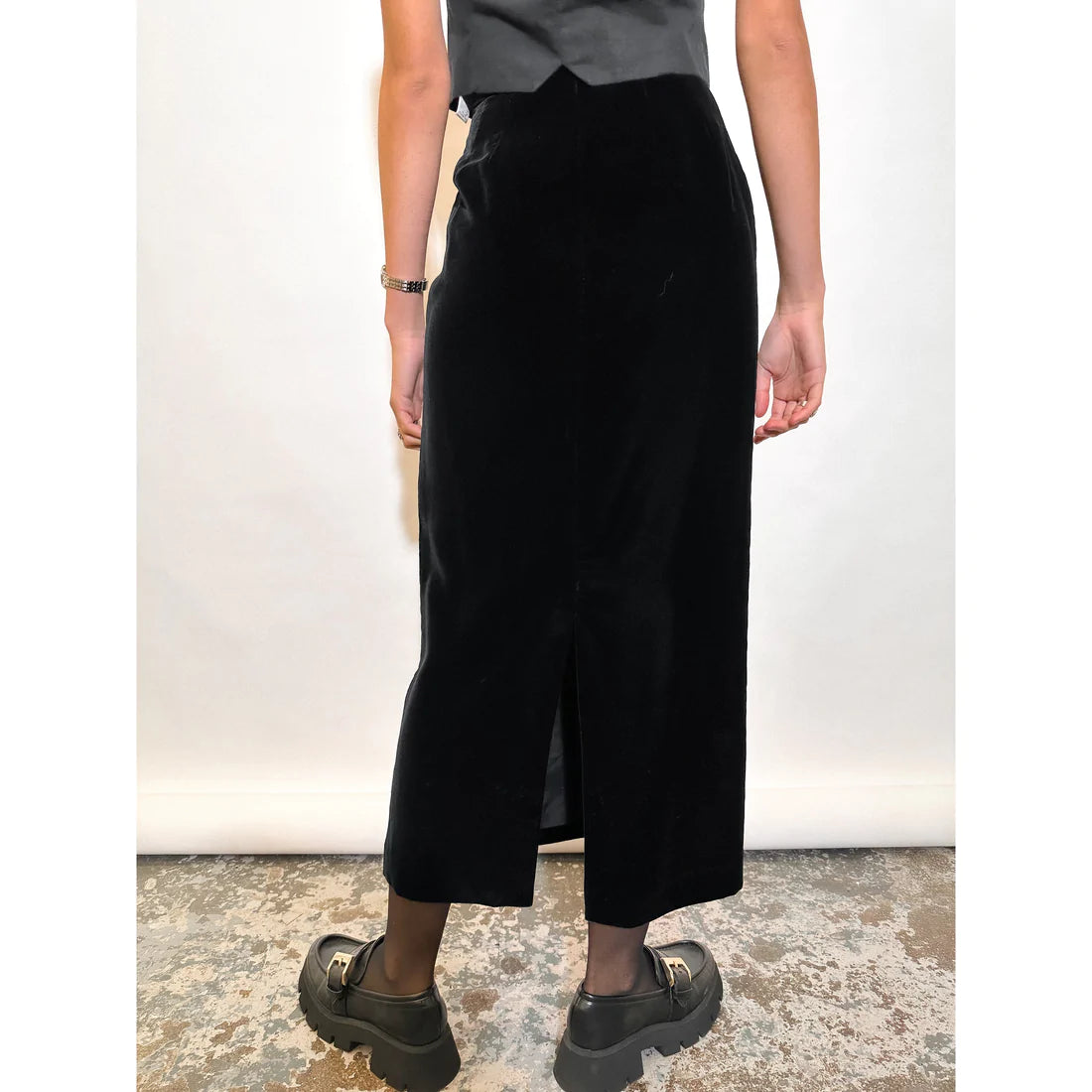 COMME DES GARCON FALL 1991 Velour Skirt