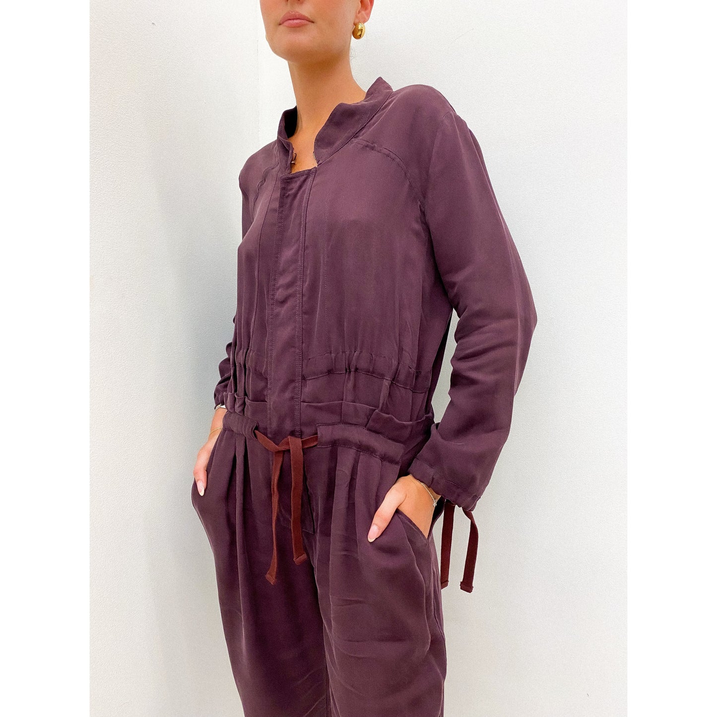 CHLOE Mulberry Jumpsuit UK 14