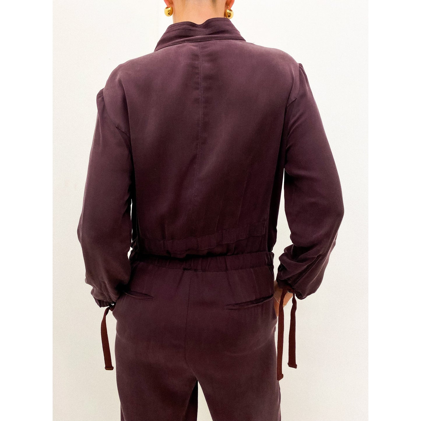 CHLOE Mulberry Jumpsuit UK 14
