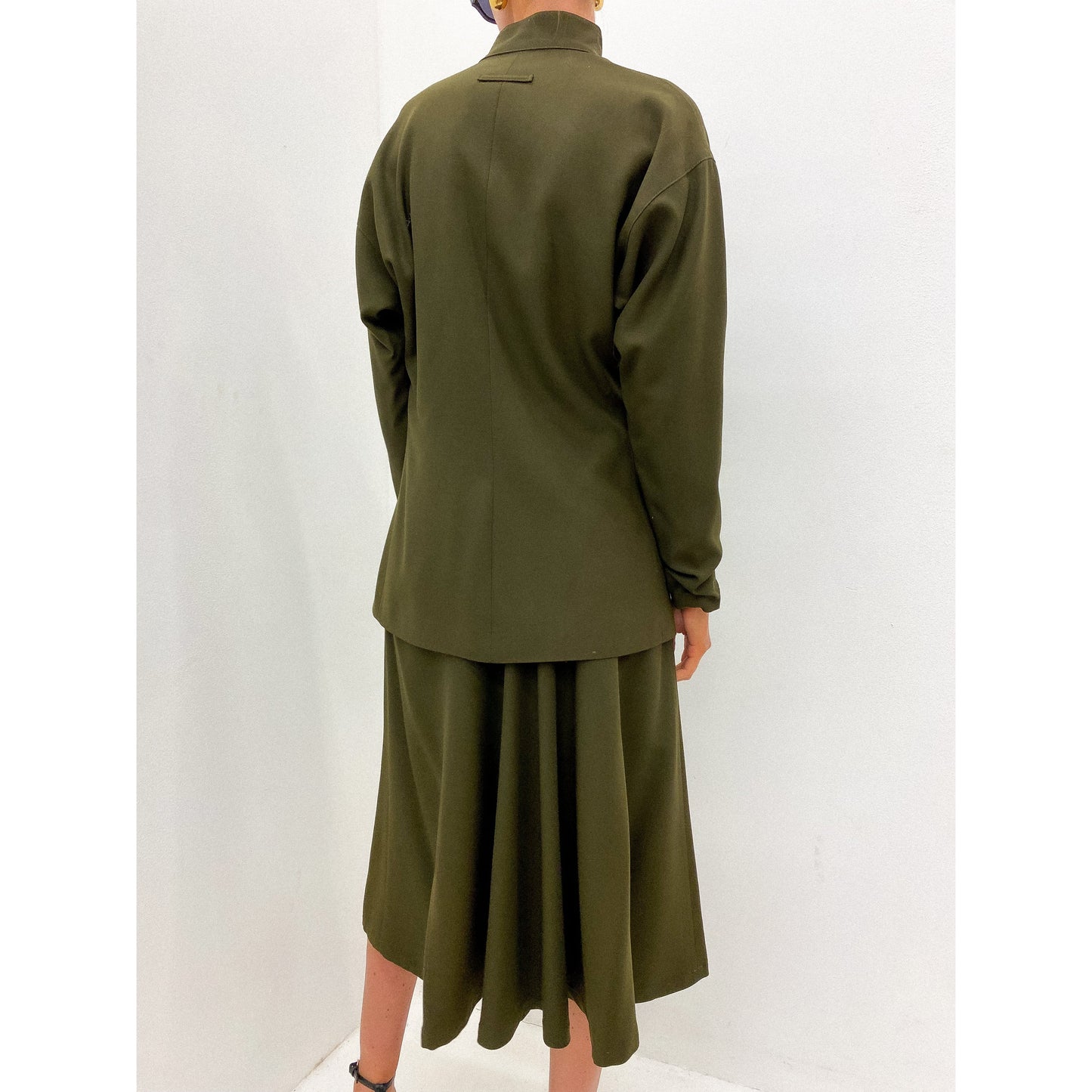 JEAN PAUL GAULTIER 80s Millitary Two Piece UK 8