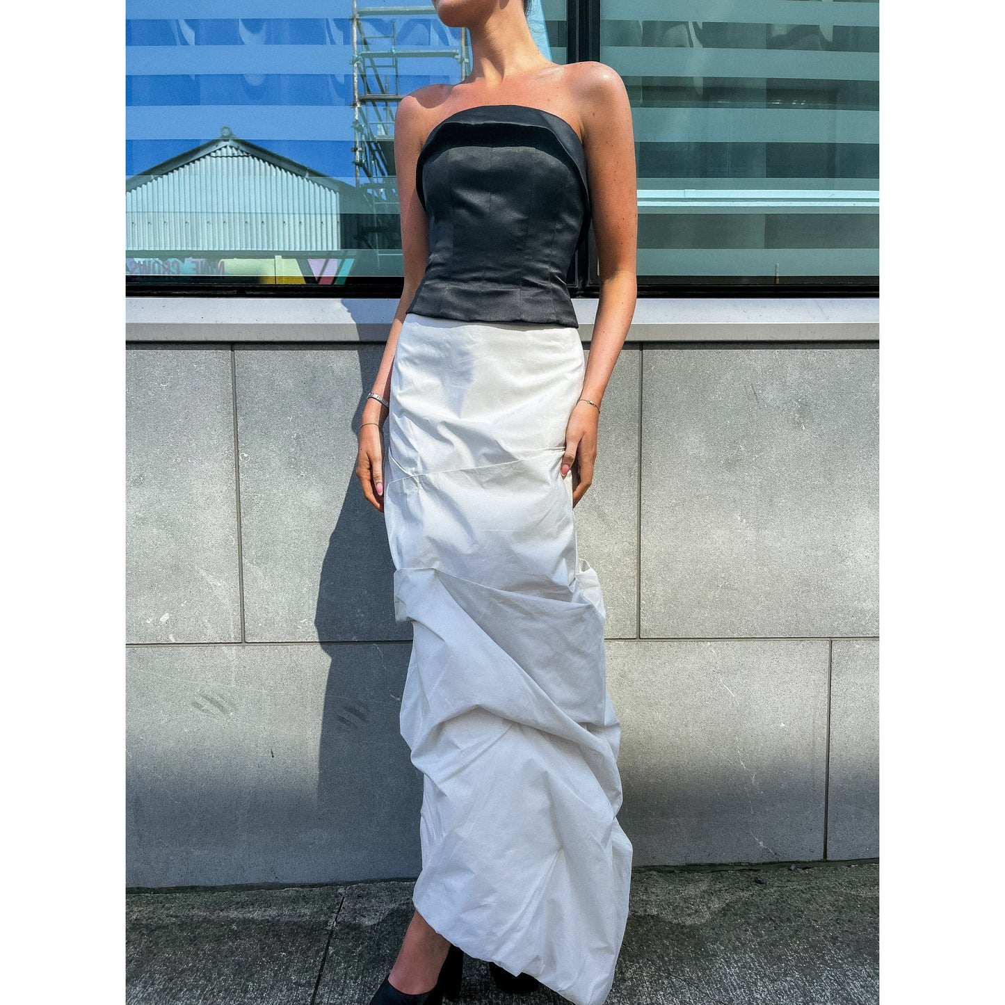 ONI ONIK Gathered Skirt UK 6 - 8