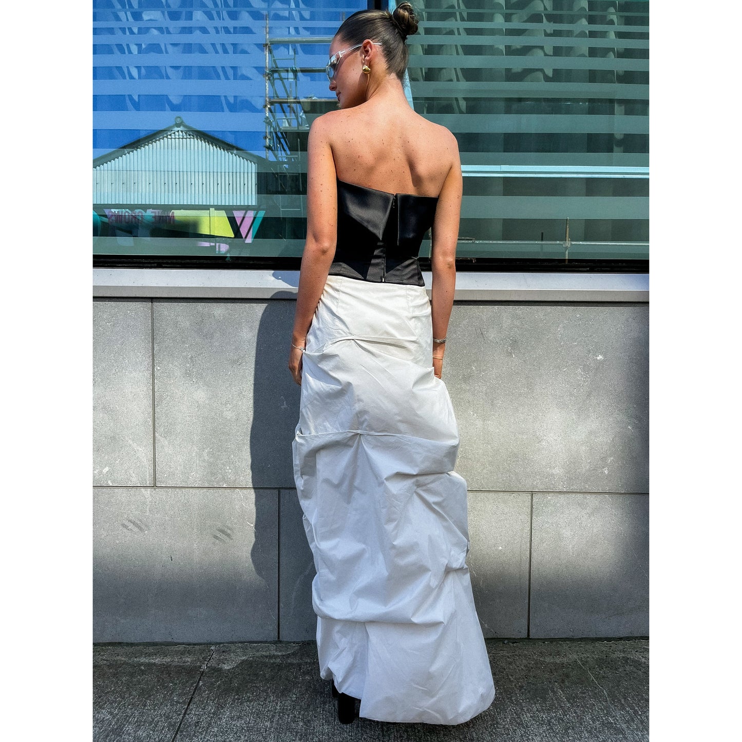 ONI ONIK Gathered Skirt UK 6 - 8