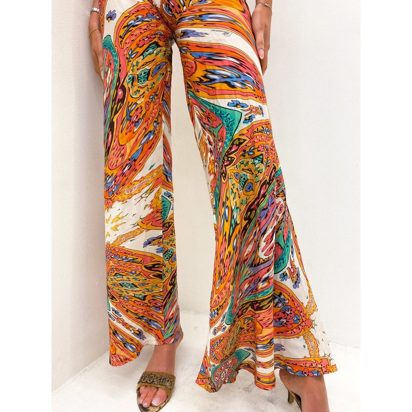 BLUMARINE 2000s Strapless Jumpsuit UK 8 - 10