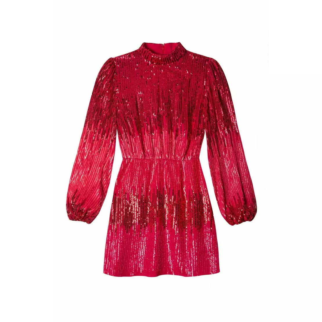 Rixo Red Samantha Sequin Dress