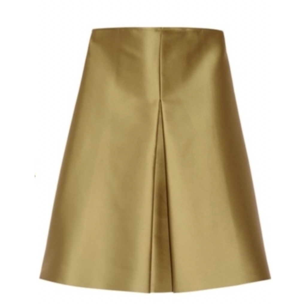 Solace London Olive Lexi Pleated Mini Dress