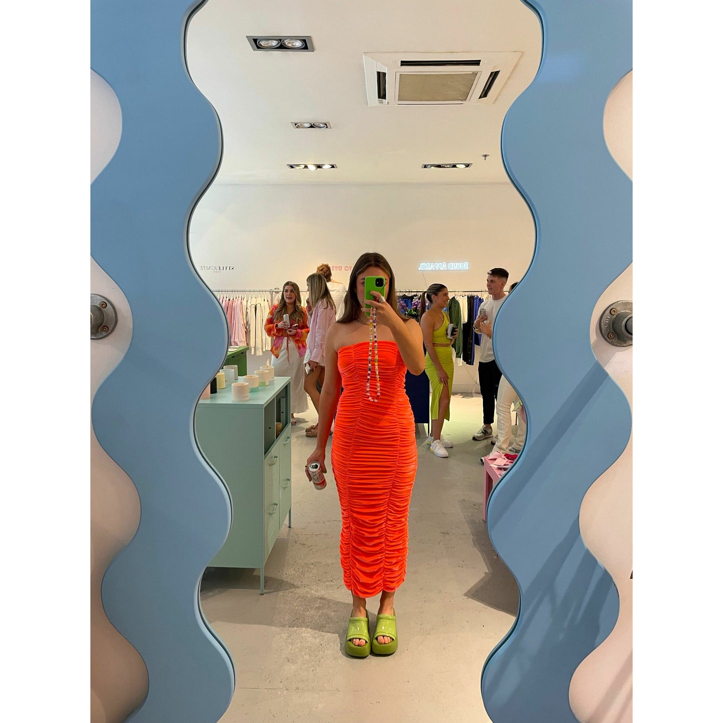 Christopher John Rogers Ruched Velvet Dress