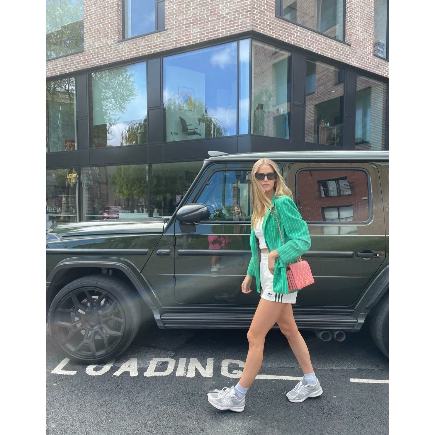 Moschino Vintage Green Stripe Blazer - greens are good for you