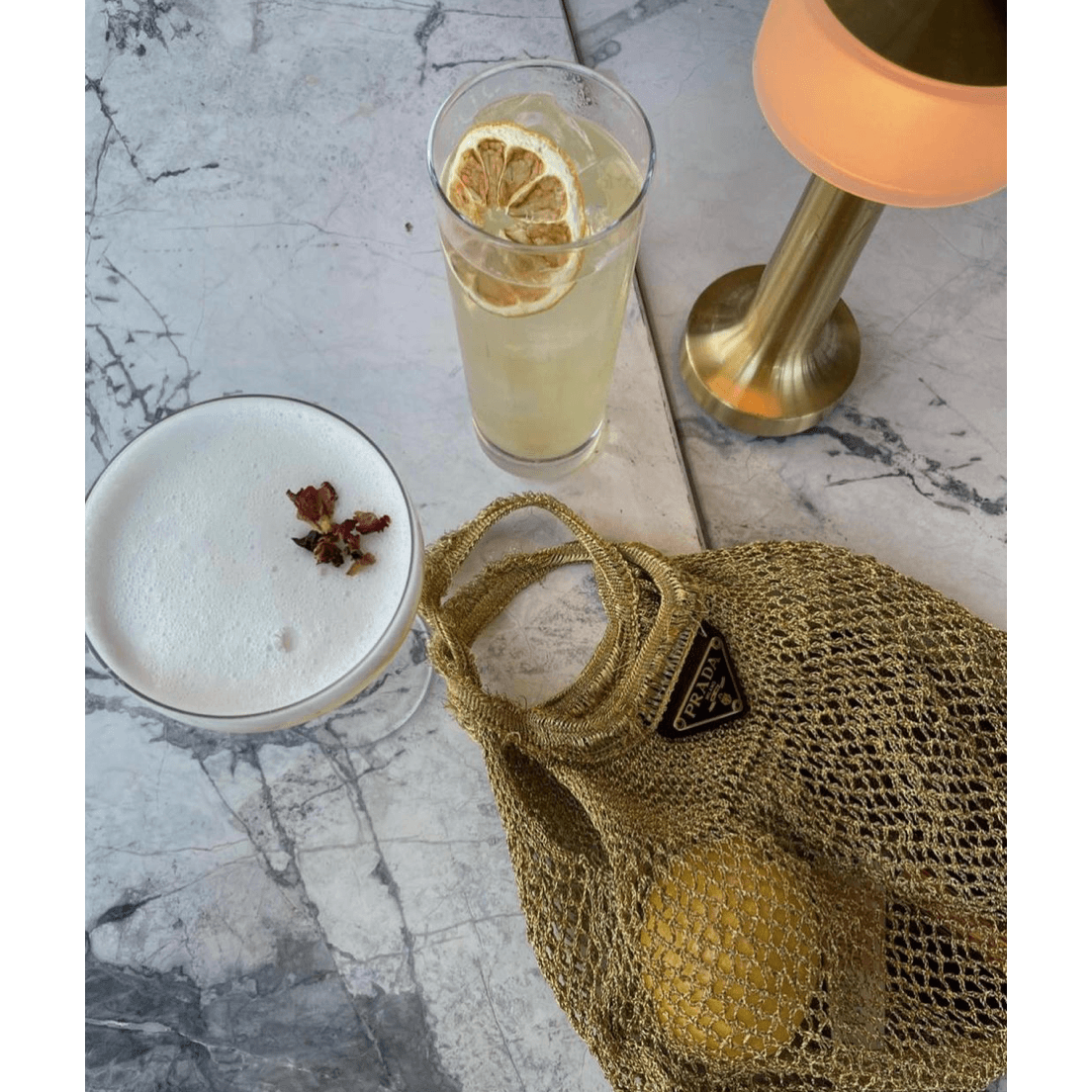 Prada Bag - greens are good for you