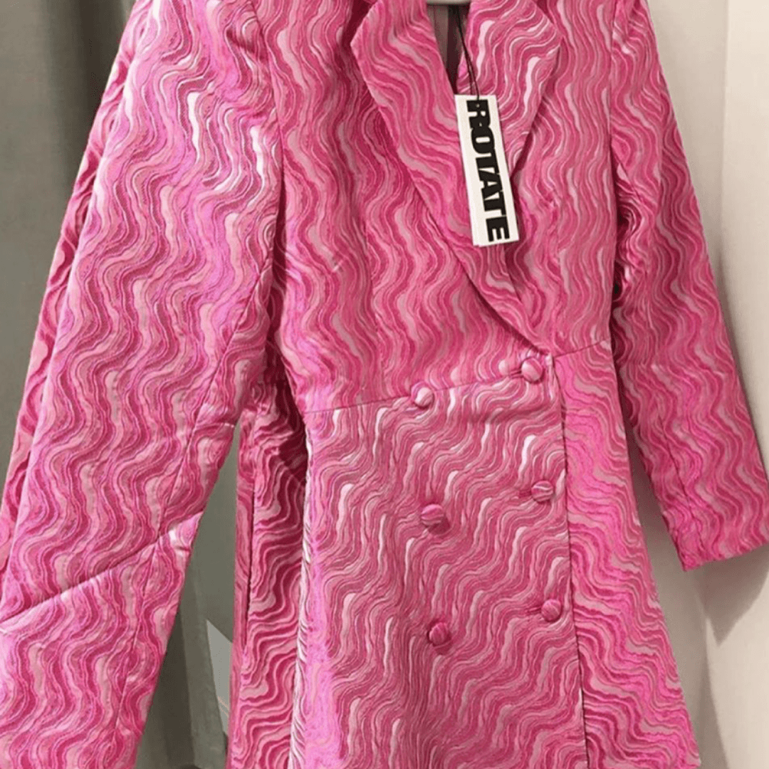 Rotate Bubblegum Pink Dress - greens are good for you