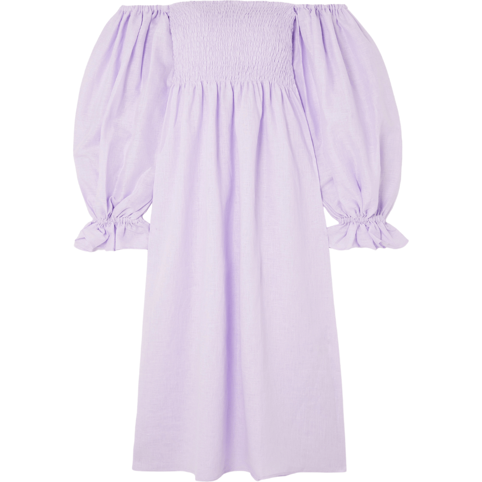 Sleeper Atlanta Dress Lilac - greens are good for you