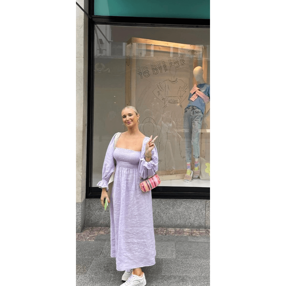 Sleeper Atlanta Dress Lilac - greens are good for you