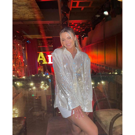 4th & Reckless Zoey Sequin Shirt
