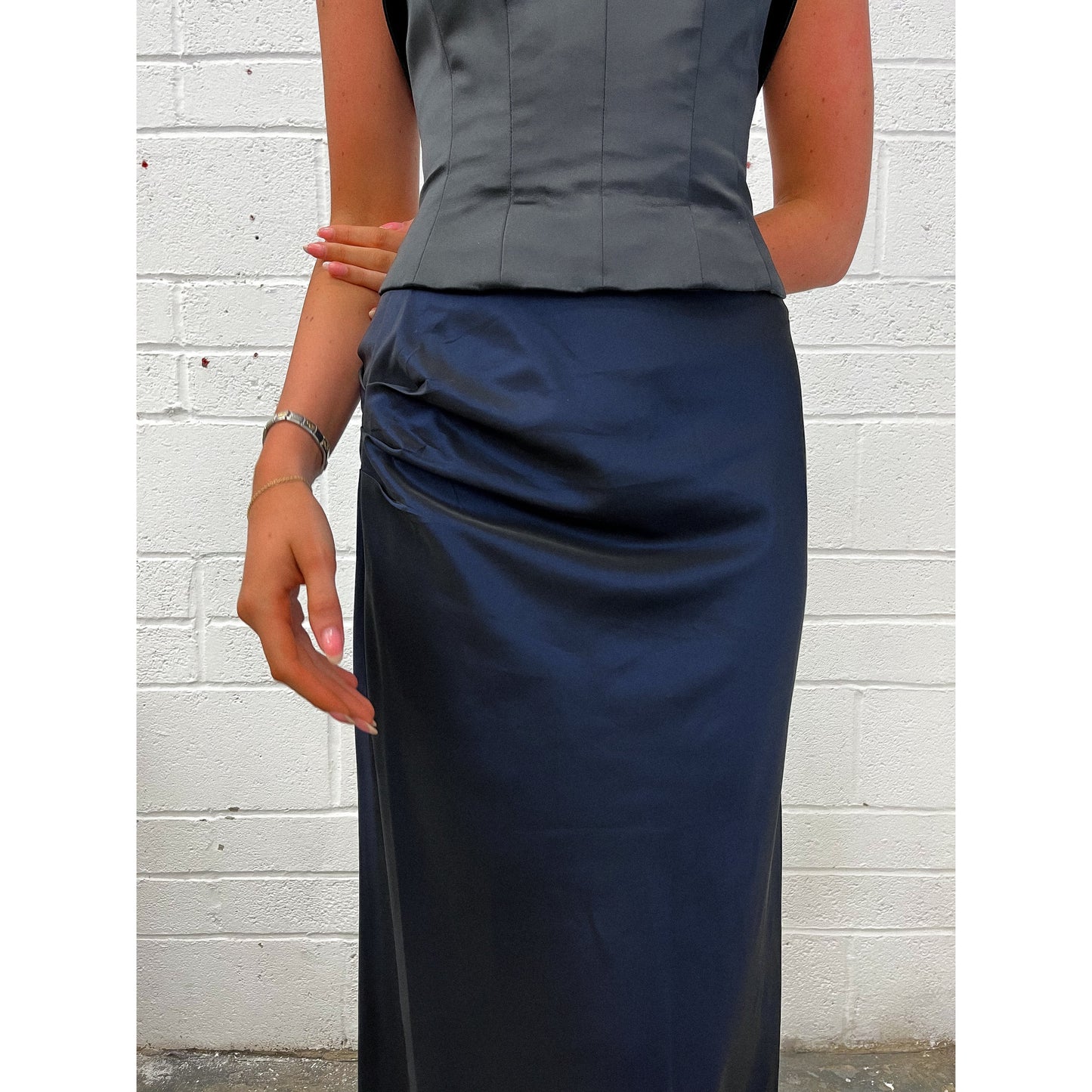 GOTTFRIED Couture Navy Skirt UK 8 - 10