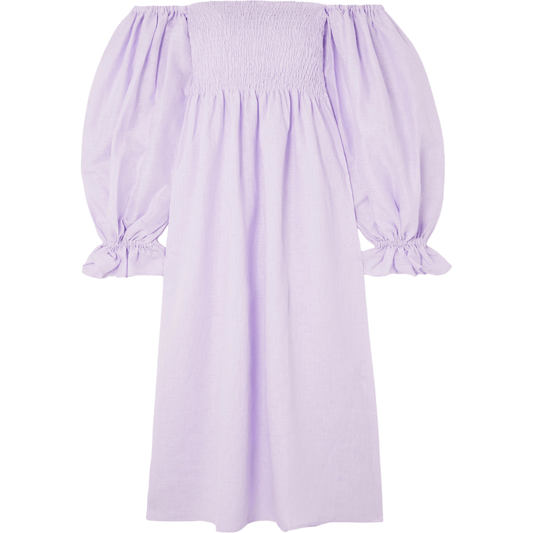 Sleeper Atlanta Dress Lilac - greens are good for you
